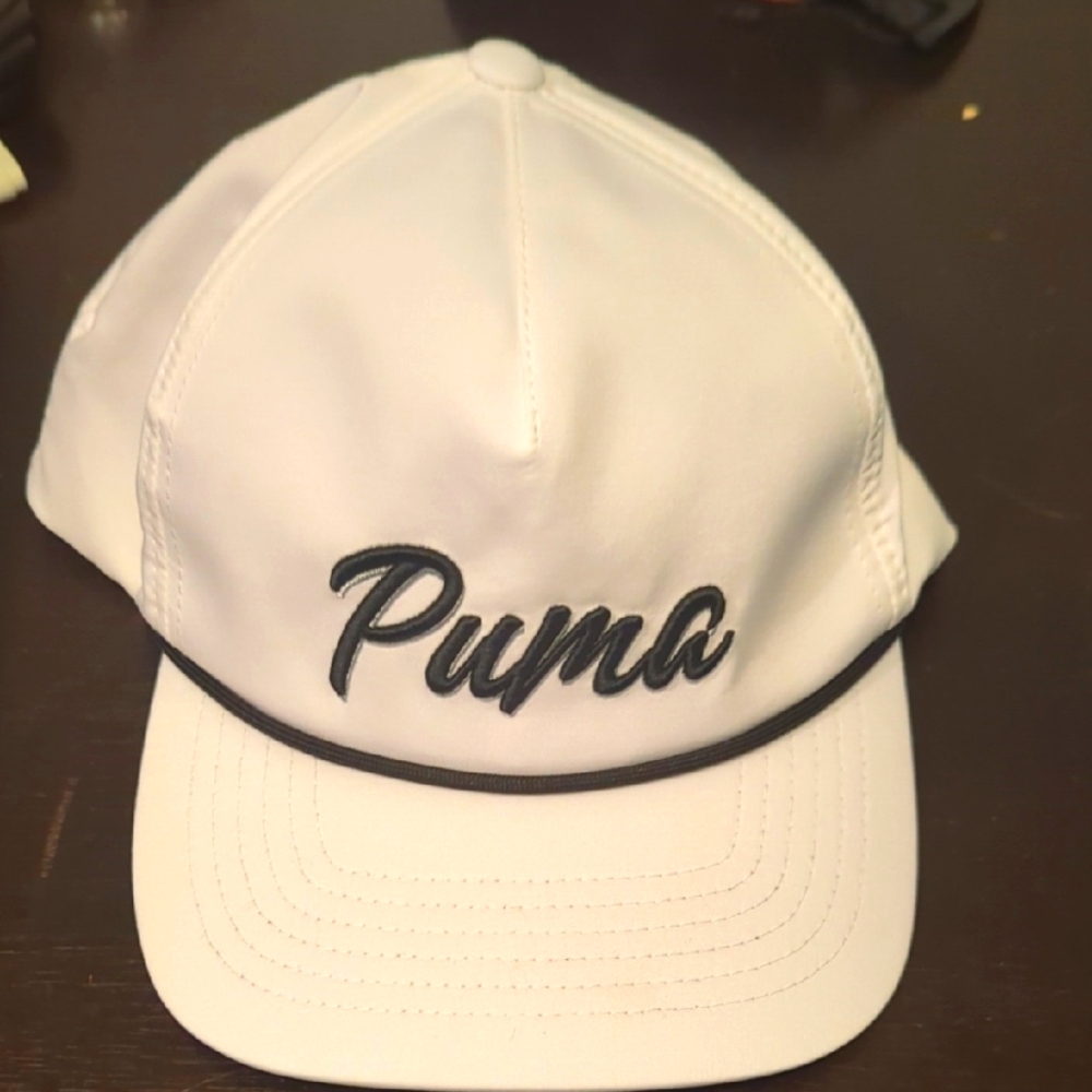 Puma Classic White and Black Cap